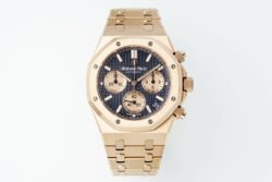 Royal Oak Chrono 26240 RG APSF Blue/RG Dial on RG Bracelet SA4401 Super Clone