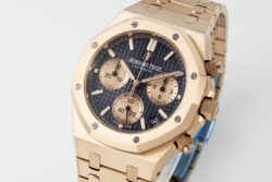 Royal Oak Chrono 26240 RG APSF Blue/RG Dial on RG Bracelet SA4401 Super Clone - Image 2