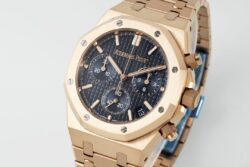 Royal Oak Chrono 26240 RG APSF Blue/RG Dial on RG Bracelet SA4401 Super Clone - Image 2