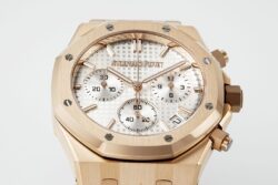 Royal Oak Chrono 26240 RG APSF White/RG Dial on RG Bracelet SA4401 Super Clone - Image 6