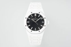 Royal Oak 41mm 15500 White Ceramic/Cer Black Dial APSF A4302 Super Clone