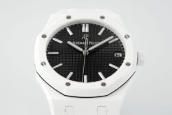 Royal Oak 41mm 15500 White Ceramic/Cer Black Dial APSF A4302 Super Clone - Image 6