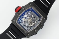 RM035-02 Real NTPT APSF Blk/Red Skeleton Dial on Black Rubber Strap RMAL2 Super Clone - Image 7