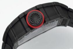 RM035-02 Real NTPT APSF Blk/Red Skeleton Dial on Black Rubber Strap RMAL2 Super Clone - Image 8